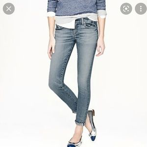 J. CREW SELVEDGE TOOTHPICK JEAN IN CHERISH WASH